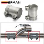 TANSKY 304 Stainless Steel Muffler Clamp Exhaust Butt Joint Pipe Clamps 51mm 58mm 60mm 70mm 64mm 76mm 89mm - Image 3