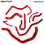 EPMAN Silicone Intercooler Turbo Radiator Hose Kit High Temp Piping For Honda CIVIC EG EK 92-00 (9 pcs) EPMHDR009C - Image 5