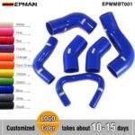 TANSKY Racing 6PCS Silicone Turbo Intercooler Hose Kit For Mitsubishi EVO 7 8 9 2.0L Turbo 4G63 EPMMBT001 (Pre-Order ONLY)