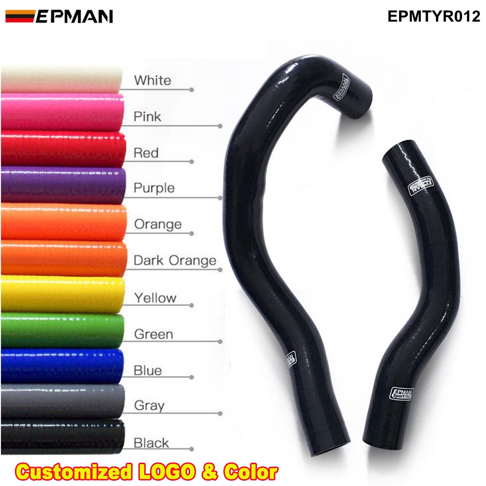 epmtyr012_3261-1.jpg EPMAN -Radiator hose kit for Toyota Supra JZA80 3.0 NA (NON-TURBO) 2JZ-GTE (2pcs) EPMTYR012 - Image 1