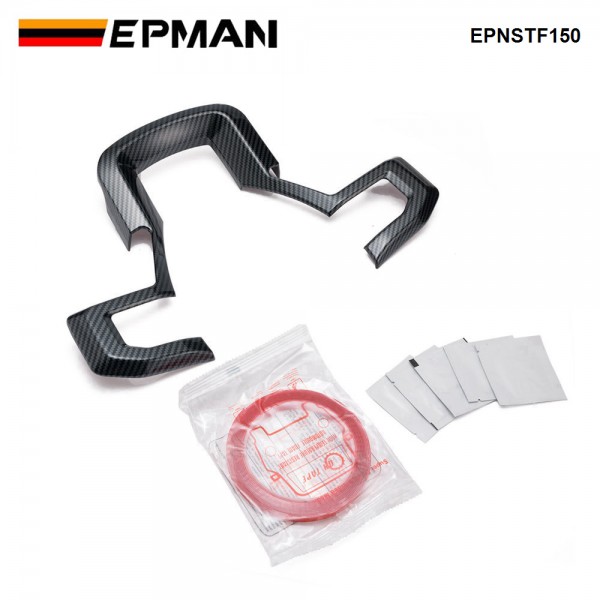 EPMAN 20SETS/CARTON Steering Wheel Trim Bezel Cover Trim Frame Decorative Interior Accessories for Ford F150 F250 F350 2015-2019 Super Duty EPNSTF150-20T