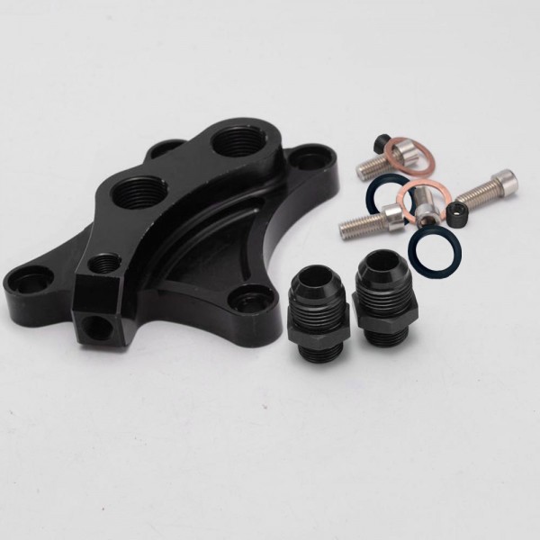epol05ni_6-1.jpg EPMAN Oil Wedge Block Adaptor For Nissan 240SX SR20DET S13 14 EPOL05NI