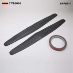 EPMAN 50SETS/CARTON 2PCS Car Bumper Protector Front Body Corner Lip Bumper Side Guard Rear Back Protection Carbon Fiber Stickers EPPD510-50T - Image 6
