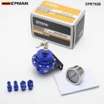 Epman Racing Universal Adjustable Fuel Pressure Regulator L type With Original Gauge And Instructions EPRT92B - Image 3