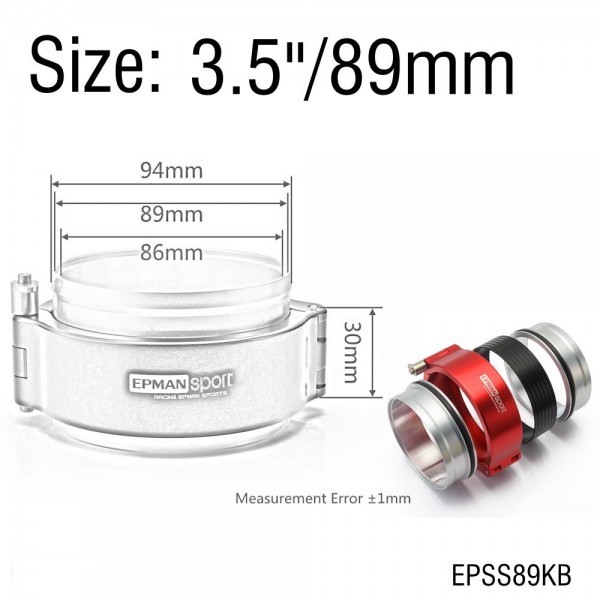 epsskb_3522-1.jpg EPMAN Quick Release Clamp Performance HD Clamp System Assembly For 2.0",2.5",2.75",3.0",3.5",4.0",5.0"OD Throttle Body Intercooler Pipe Turbo Etc.