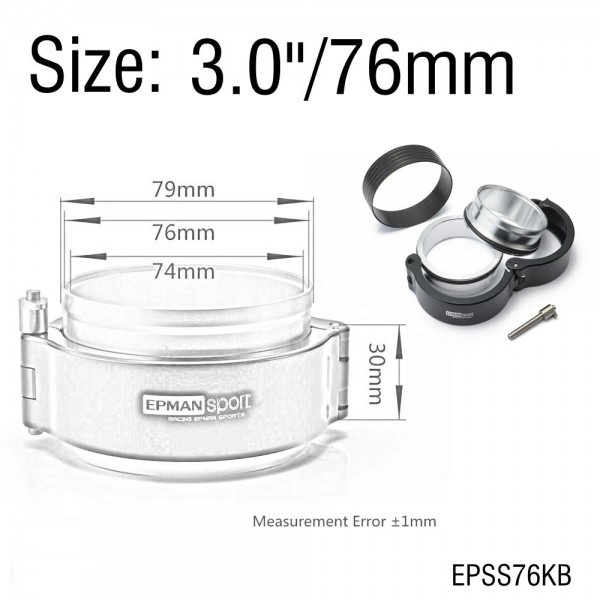 epsskb_3535-1.jpg EPMAN Quick Release Clamp Performance HD Clamp System Assembly For 2.0",2.5",2.75",3.0",3.5",4.0",5.0"OD Throttle Body Intercooler Pipe Turbo Etc.
