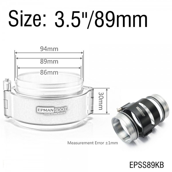 epsskb_3536-1.jpg EPMAN Quick Release Clamp Performance HD Clamp System Assembly For 2.0",2.5",2.75",3.0",3.5",4.0",5.0"OD Throttle Body Intercooler Pipe Turbo Etc.