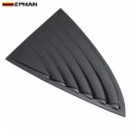 EPMAN 20SETS/CARTON Rear Quarter Window Louvers Spoiler Panel Carbon fibre ABS For Tesla Model 3 - Image 4