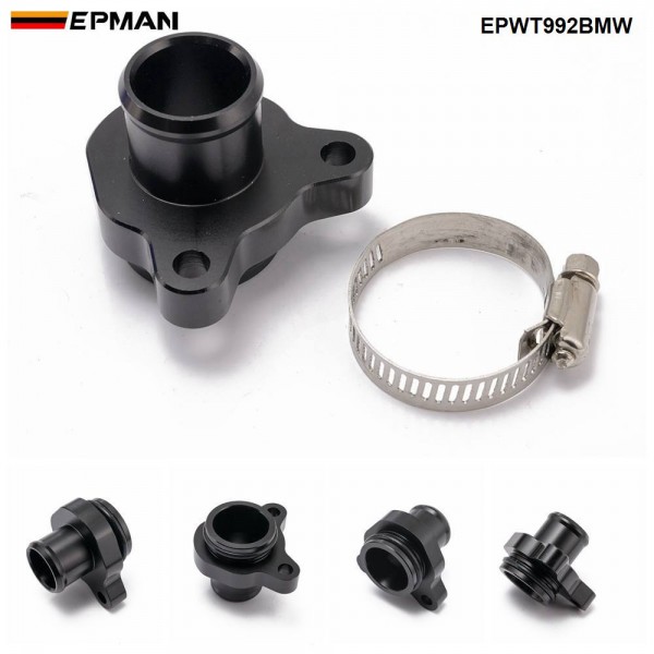 epwt992bmw_4-1.jpg EPMAN Coolant Water Hose Fitting Replacement Aluminum Connector+Clamp For BMW 335i 11537541992 11537544638 OEM EPWT992BMW