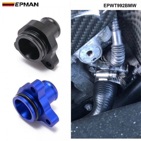 epwt992bmw_5-1.jpg EPMAN Coolant Water Hose Fitting Replacement Aluminum Connector+Clamp For BMW 335i 11537541992 11537544638 OEM EPWT992BMW