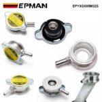 EPMAN Performance Aluminum Weld On Radiator Filler Neck 1.65" ID 41mm or 1.25" 32mm Radiator Inlet With Cap - Image 6
