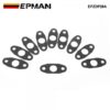 EPMAN 10 PCS Turbo Gaskets T3 T4 Turbine Oil Drain Gaskets Oil Feed Return Hose Drain Pipe Gasket EPZDP28A