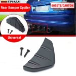EPMAN 50SETS/CARTON Universal Modified ABS Rear Bumper Lower Air Diffuser Fin Splitter Body Spoiler Knife Kits