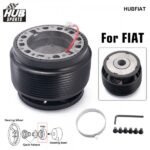 HUB Sports Car Quick Release Steering Wheel Boss Kit Racing Hub Adapter with 6 Bolts For FIAT HUBFIAT
