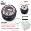 HUB Sports Car Quick Release Steering Wheel Boss Kit Racing Hub Adapter with 6 Bolts For FIAT HUBFIAT