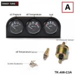 TANSKY - 52mm 3in1 kit Oil Temp Gauge Voltmeter Volt Gauge Oil Pressure Gauge TK-AW-C3A - Image 5