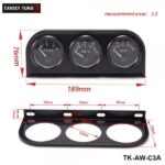 TANSKY - 52mm 3in1 kit Oil Temp Gauge Voltmeter Volt Gauge Oil Pressure Gauge TK-AW-C3A - Image 6