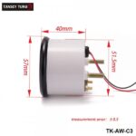 TANSKY - 52mm 3in1 kit Oil Temp Gauge Voltmeter Volt Gauge Oil Pressure Gauge TK-AW-C3A - Image 4