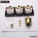 TANSKY - 52mm 3in1 kit Oil Temp Gauge Voltmeter Volt Gauge Oil Pressure Gauge TK-AW-C3A - Image 9