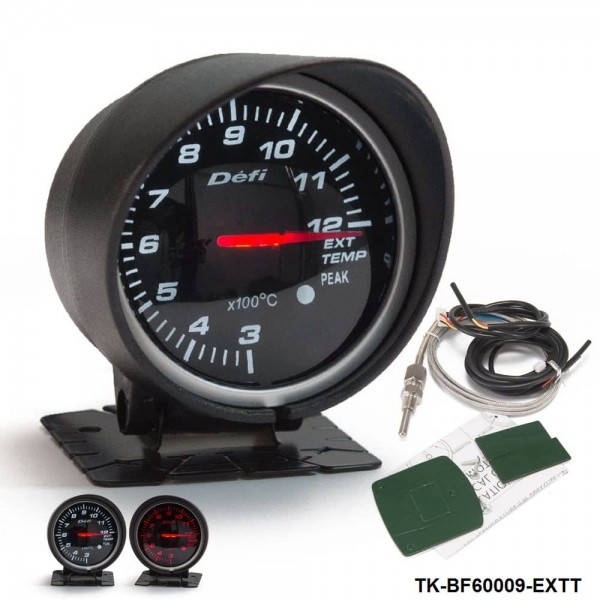 tk-bf60009-extt_1-1.jpg BF 60mm LED Exhaust Gas Temp EXT Gauge for Auto Car Motor Gauge with Red & White Light TK-BF60009-EXTT - Image 1