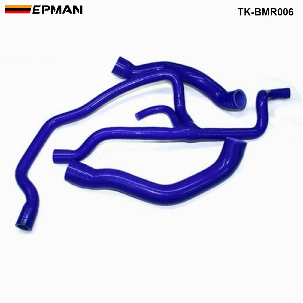 tk-bmr006_3426-1.jpg TANSKY-Silicone Intercoole Turbo Radiator Intake Hose For BMW E34 525i/525ix/520i/Euro M50 Engine 5-Series (3pcs) TK-BMR006 - Image 1