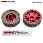 1 Pair/Set Adjustable Cam Gears Alloy Timing Gear FOR DOHC B16 B17 B18 B20 B21 B-Series For Honda Civic (Blue,Red) TK-CGB16 - Image 6