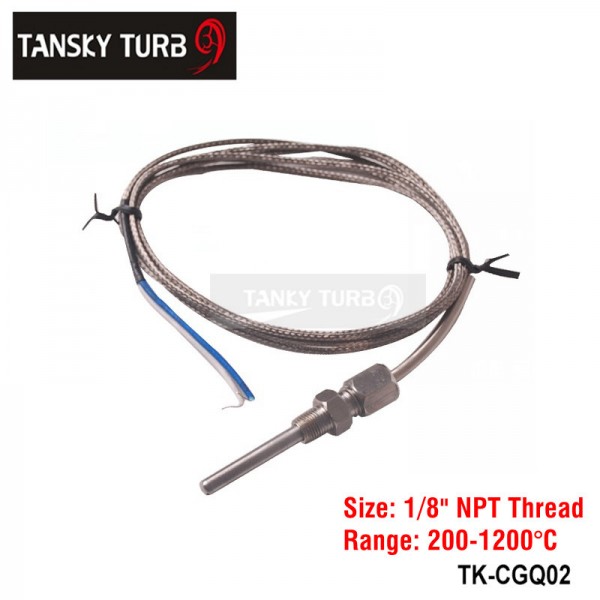 tk-cgq02-1.jpg TANSKY Replacement for Defi Link Apexi gauge Car Exhaust Temperature Meter Sensor (Just for Epmanracing & Tansky's gauge) TK-CGQ02 - Image 1