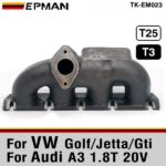 TANSKY Cast Iron Turbo Exhaust Manifold T25 / T3 flange For VW Audi 1.8T 20V TK-EM023