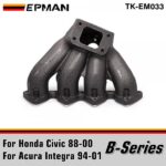 TANSKY Top Mount T3 Turbo Manifold Exhaust Header For B-Series 88-00 Civic 94-01 Integra TK-EM033