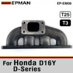 TANSKY Cast T3/ T25 Turbo Manifold For Honda D16Y D-Series Motor ONLY EP-EM09