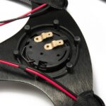 Universal 320mm PVC Car Racing Steering Wheel Carbon Firbre + Horn Button TK-FXP06OM-P - Image 2