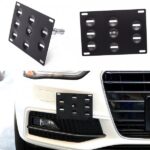 TANSKY Front Bumper Tow Hook License Plate Mount Bracket Holder For BMW For Toyota For Honda For VW For Nissan TK-LPH - Image 2