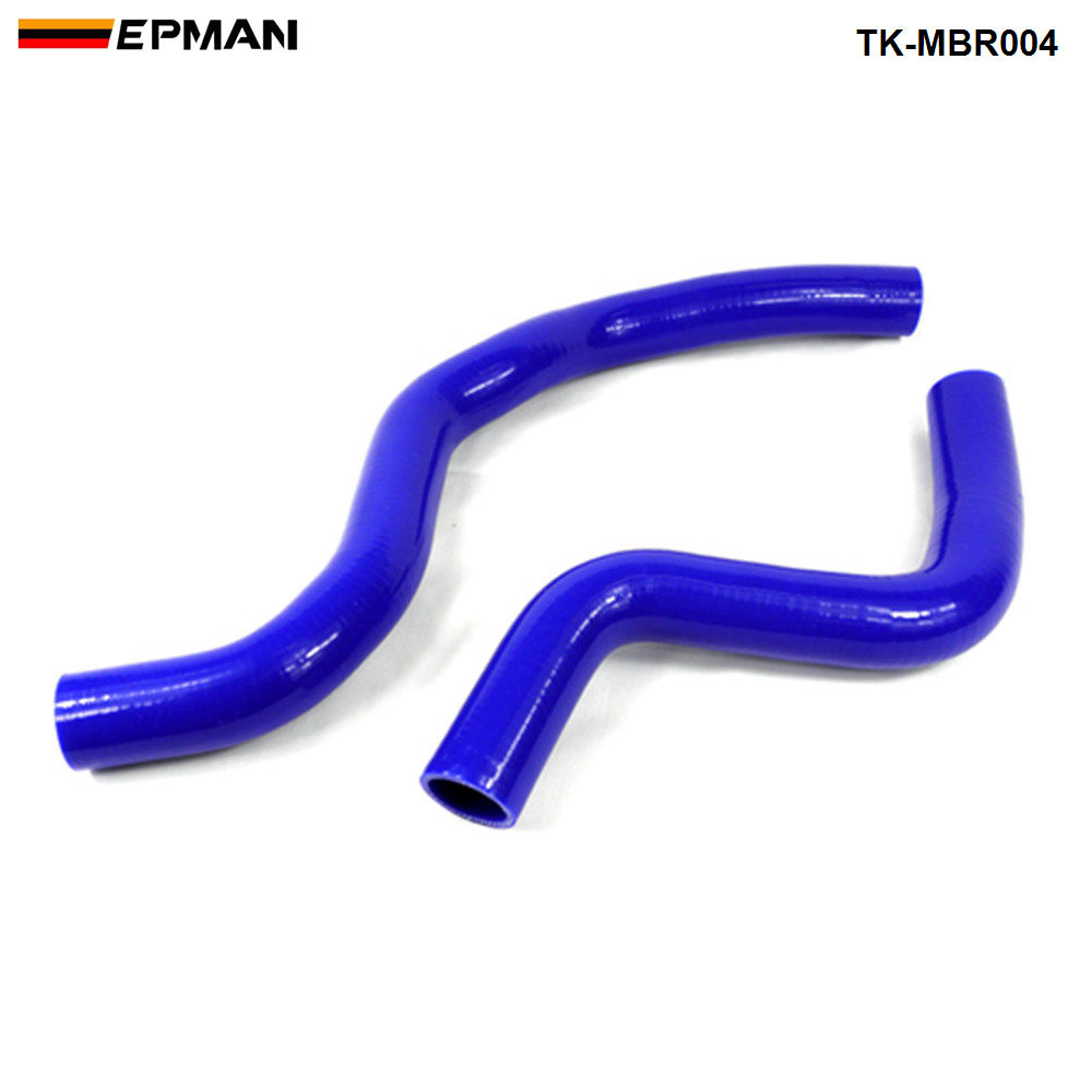 tk-mbr004_4222-1.jpg EPMAN 2 PCS Silicone Turbo Radiator Hose Kit For Mitsubishi Lancer EVO 7 8 CT9A 01-04 TK-MBR004 (Pre-Order ONLY) - Image 1