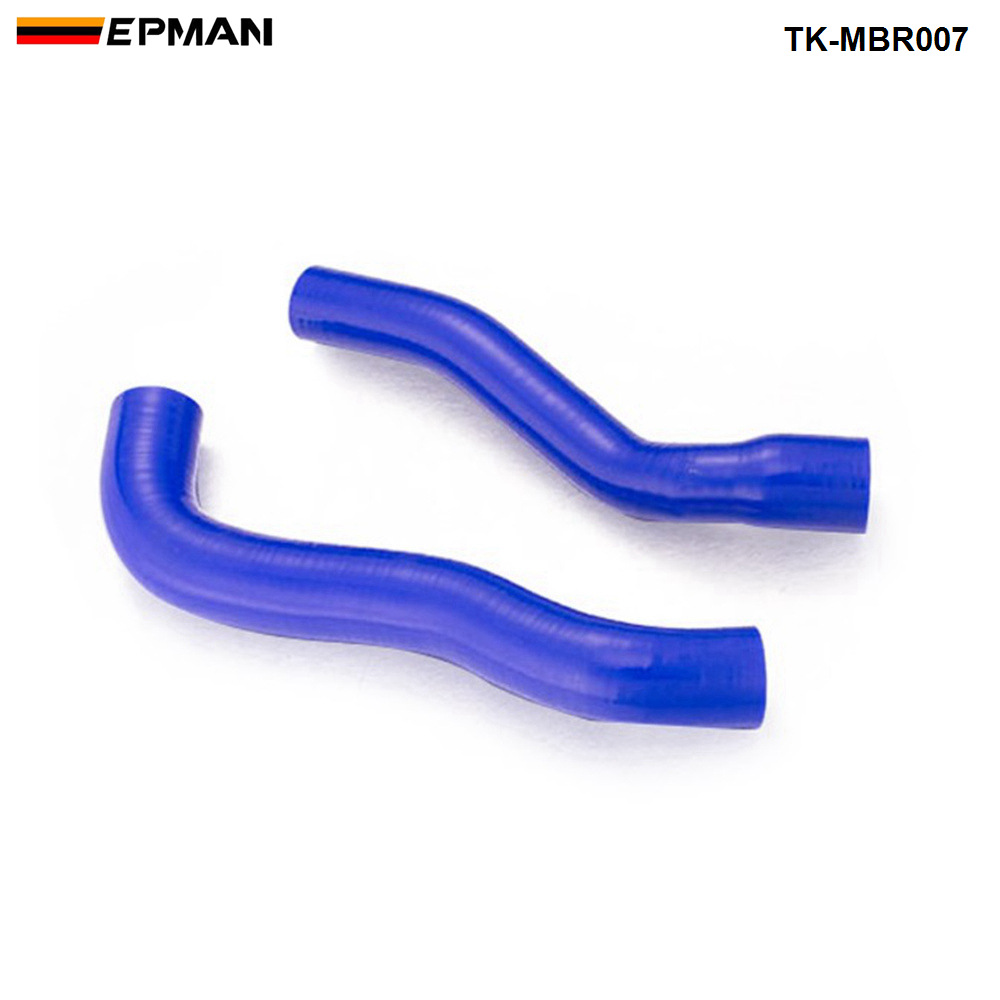 tk-mbr007_3458-1.jpg TANSKY Racing 2PCS Silicone Turbo Intercooler Radiator Hose Kit For Mitsubishi Lancer 1.6 03 TK-MBR007 (Pre-Order ONLY) - Image 1