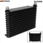 TANSKY 13 Row 32mm Alloy Race Drift Black Oil Cooler 17 Row Transmission Oil Cooler AN10 Fitting TK-OCH000 - Image 3