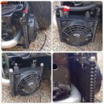 TANSKY 13 Row 32mm Alloy Race Drift Black Oil Cooler 17 Row Transmission Oil Cooler AN10 Fitting TK-OCH000 - Image 6