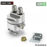 TANSKY Universal Oil Filter Cooler Sandwich Plate Adapter Silver AN8 AN10 Fitting TK-OL03 - Image 3