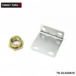 TANSKY Universal Oil Filter Cooler Sandwich Plate Adapter Silver AN8 AN10 Fitting TK-OL03 - Image 5