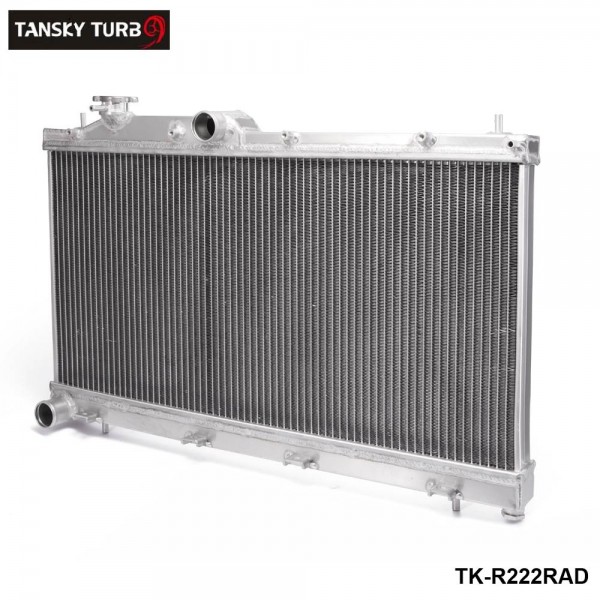 TANSKY Aluminum 2 Row Racing Radiator Fit For Subaru Impreza WRX STi GRB 08-14 H4 M/T TK-R222RAD