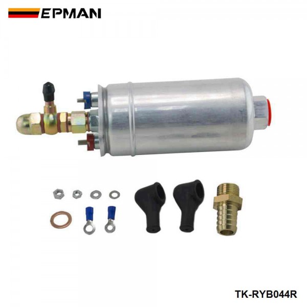 tk-ryb044r_3-1.jpg 20SET/CARTON External Fuel Pump 0580 254 044 FUEL PUMP WITH BANJO FITTING KIT HOSE ADAPTOR UNION 8MM OUTLET TAIL TK-RYB044R