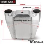 TANSKY - Turbo Water to Air Intercooler - 13.3" x12"X4.5" Inlet/Outlet: 3" TK-SL5044A - Image 7