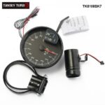 Racing Sports Car Auto 5" RPM Gauge Auto Tachometer 7 Color LED Meter TK8108BK7 - Image 2