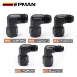 EPMAN AN4/AN6/AN8/AN10/AN12 Female to Male 90 Degree Swivel Adapter Aluminum Fuel Fitting TKGZMAN - Image 4