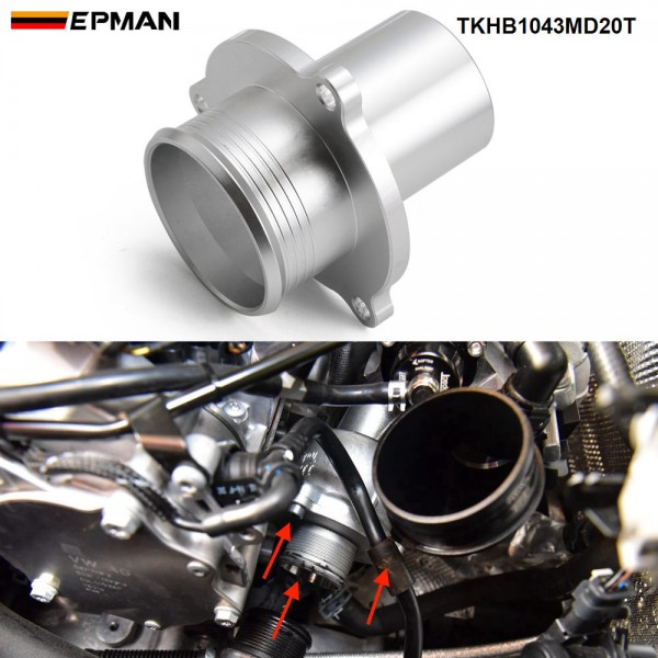 tkhb1043md20t_1-1.jpg EPMAN Turbo Outlet Muffler Delete For EA888 Gen 3 Engines Increased Throttle Response For VW MK7/MK7.5 TKHB1043MD20T - Image 1