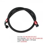 EPMAN 10PCS/LOT 55" 6AN Stainless Steel Braided Oil/Fuel Line w/ Fitting Hose End Adapter - Image 2