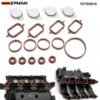 tkyd801a_1-1.jpg EPMAN 4 x 33mm Aluminium Swirl Flap Bungs W/Gaskets Replacement Set +O-Ring For BMW 3 5 Series Intake Manifold TKYD801A