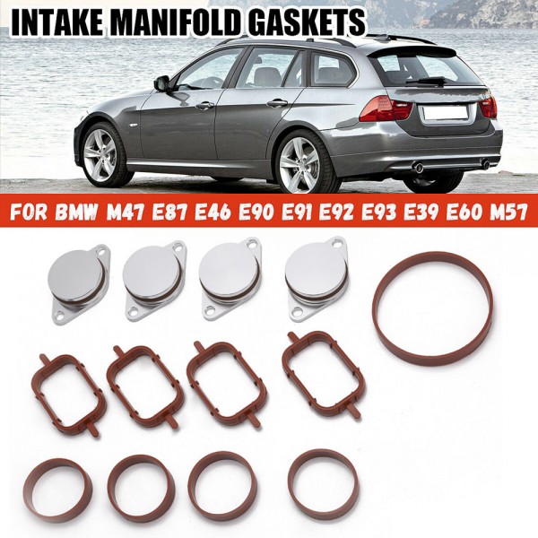 tkyd80k_1-1.jpg EPMAN 4 x 33mm Diesel Swirl Blanks Flaps Repair Delete Kit Removal Repair Kit For BMW 320d 330d 520d 525d 530d Intake Manifold TKYD80K