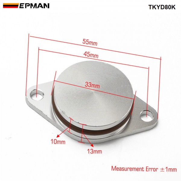 tkyd80k_2-1.jpg EPMAN 4 x 33mm Diesel Swirl Blanks Flaps Repair Delete Kit Removal Repair Kit For BMW 320d 330d 520d 525d 530d Intake Manifold TKYD80K
