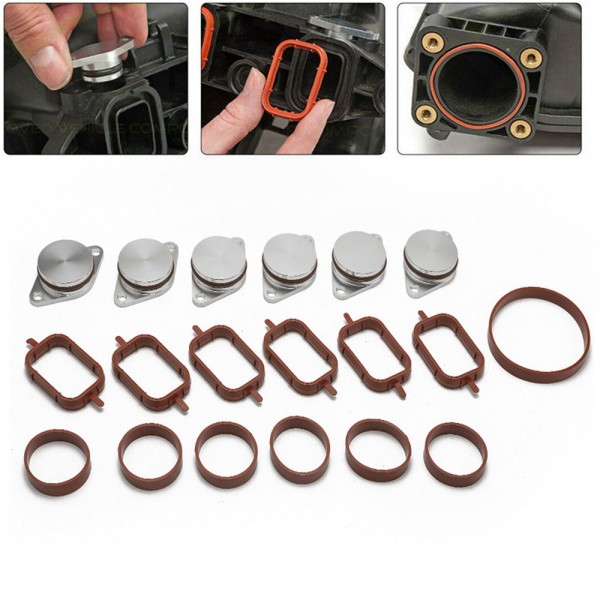 tkyd81k_3-1.jpg EPMAN 6 x 33MM Diesel Swirl Flap Blanks Repair Delete Kit Flaps Gasket For BMW Previous M57 TKYD81K