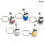 Metal Alloy 6-Speed Gear Shift Gearbox Key Ring Keyring Keychain Gifts YSK01 - Image 2